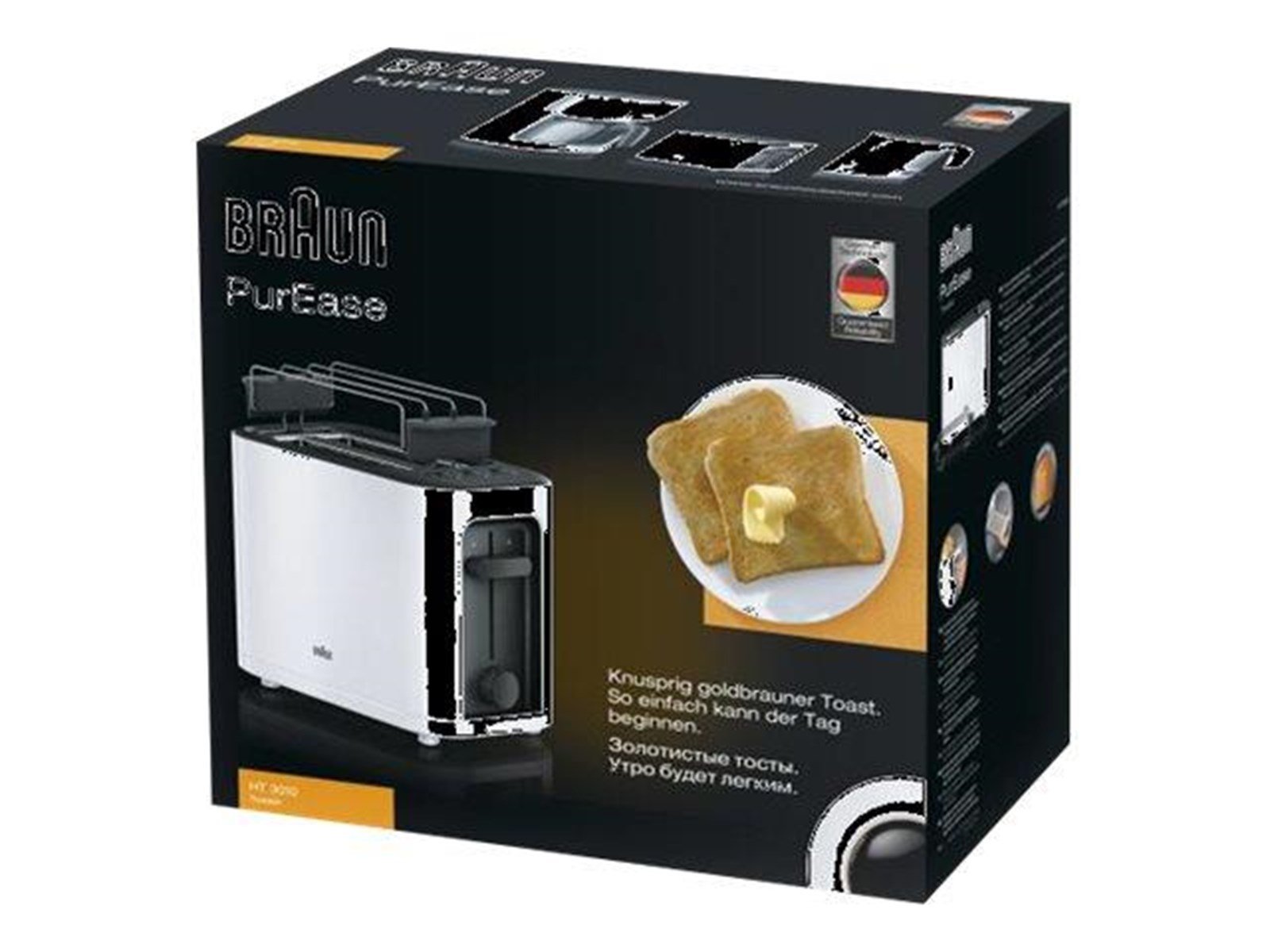Braun Toaster PurEase HT3010 WH Braun Toaster PurEase HT3010 WH